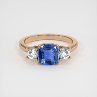 2.05 Ct. Sapphire Ring, 14K Rose Gold 1