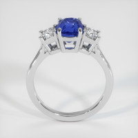 2.31 Ct. Blue Sapphire Ring, 10K White Gold 3