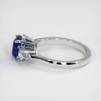 2.31 Ct. Blue Sapphire Ring, 10K White Gold 4