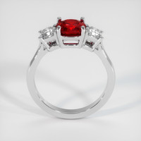 1.53 Ct. Ruby Ring, 10K White Gold 3