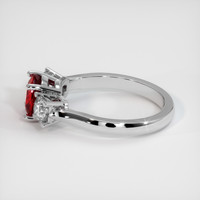 1.53 Ct. Ruby Ring, 10K White Gold 4