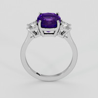 4.07 Ct. Color Change Sapphire Ring, 10K White Gold 3
