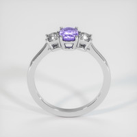 1.25 Ct. Violet Sapphire Ring, 10K White Gold 3