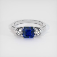 1.57 Ct. Sapphire Ring, 14K White Gold 1