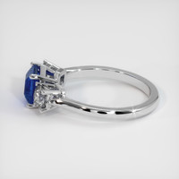 1.57 Ct. Sapphire Ring, 14K White Gold 4