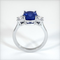 3.66 Ct. Sapphire Ring, 18K White Gold 3