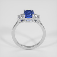2.99 Ct. Blue Sapphire Ring, 18K White Gold 3