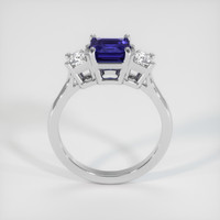 1.72 Ct. Blue Sapphire Ring, 18K White Gold 3