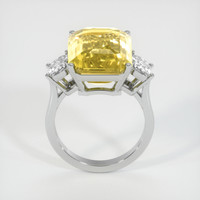 15.91 Ct. Sapphire Ring, 18K White Gold 3