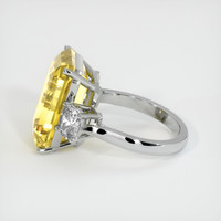 15.91 Ct. Sapphire Ring, 18K White Gold 4