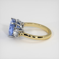 4.01 Ct. Sapphire Ring, 18K White & Yellow 4