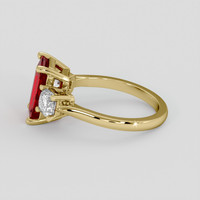 2.02 Ct. Ruby Ring, 14K Yellow Gold 4