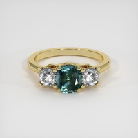 1.15 Ct. Sapphire Ring, 14K Yellow Gold 1