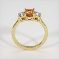 1.71 Ct. Orangish Brown Sapphire Ring, 14K Yellow Gold 3