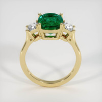 2.97 Ct. Emerald Ring, 18K Yellow Gold 3