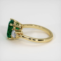 2.97 Ct. Emerald Ring, 18K Yellow Gold 4