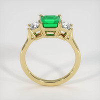 1.51 Ct. Emerald   Ring, 18K Yellow Gold 3