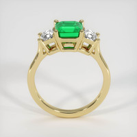 1.51 Ct. Emerald Ring, 18K Yellow Gold 3