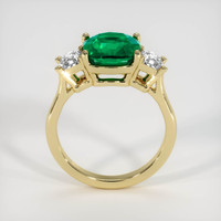 2.62 Ct. Emerald Ring, 18K Yellow Gold 3