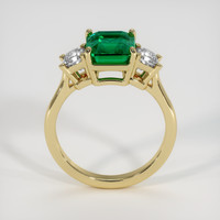 2.29 Ct. Emerald Ring, 18K Yellow Gold 3