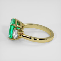 3.42 Ct. Emerald Ring, 18K Yellow Gold 4