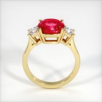 4.15 Ct. Ruby Ring, 18K Yellow Gold 3