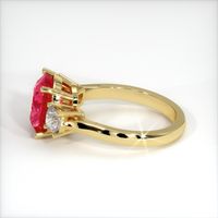 4.15 Ct. Ruby Ring, 18K Yellow Gold 4