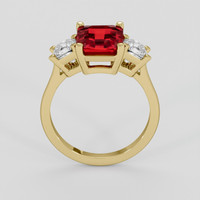 2.02 Ct. Ruby Ring, 18K Yellow Gold 3