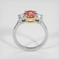 1.60 Ct. Padparadscha Sapphire Ring, 18K Yellow & White 3