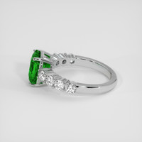 3.03 Ct. Tsavorite Garnet Ring, Platinum 950 4