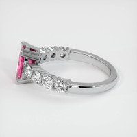 1.78 Ct. Pink Sapphire Ring, Platinum 950 4