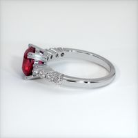 2.17 Ct. Ruby Ring, Platinum 950 4