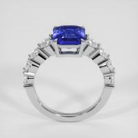 3.64 Ct. Blue Sapphire Ring, Platinum 950 3