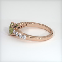 0.96 Ct. Sapphire Ring, 14K Rose Gold 4