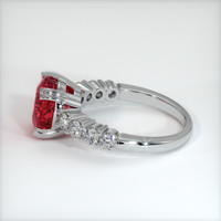 3.15 Ct. Ruby Ring, 10K White Gold 4