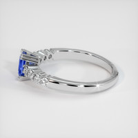 0.80 Ct. Bi Color Sapphire Ring, 10K White Gold 4