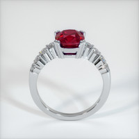 2.17 Ct. Ruby Ring, 14K White Gold 3