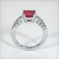 1.41 Ct. Ruby Ring, 14K White Gold 3