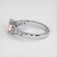 2.15 Ct. Pink Sapphire Ring, 14K White Gold 4