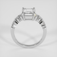 2.62 Ct. White Sapphire Ring, 14K White Gold 3