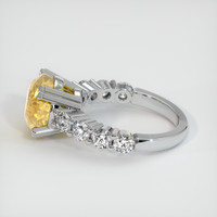 5.08 Ct. Sapphire Ring, 14K White Gold 4