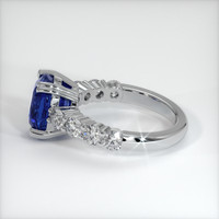 4.52 Ct. Sapphire Ring, 18K White Gold 4