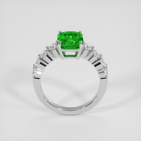 3.03 Ct. Tsavorite Garnet Ring, 18K White Gold 3