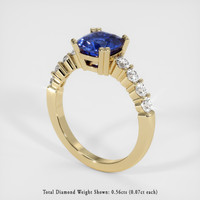 2.46 Ct. Sapphire Ring, 14K Yellow Gold 2