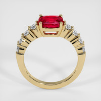 2.03 Ct. Ruby Ring, 14K Yellow Gold 3