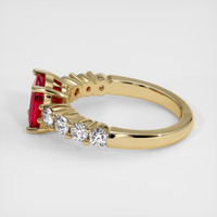2.03 Ct. Ruby Ring, 14K Yellow Gold 4