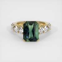 4.76 Ct. Sapphire Ring, 14K Yellow Gold 1