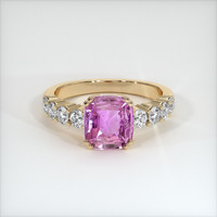 2.12 Ct. Sapphire Ring, 14K Yellow Gold 1