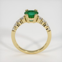 1.17 Ct. Emerald Ring, 18K Yellow Gold 3