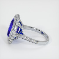 7.64 Ct. Sapphire Ring, 14K White Gold 4